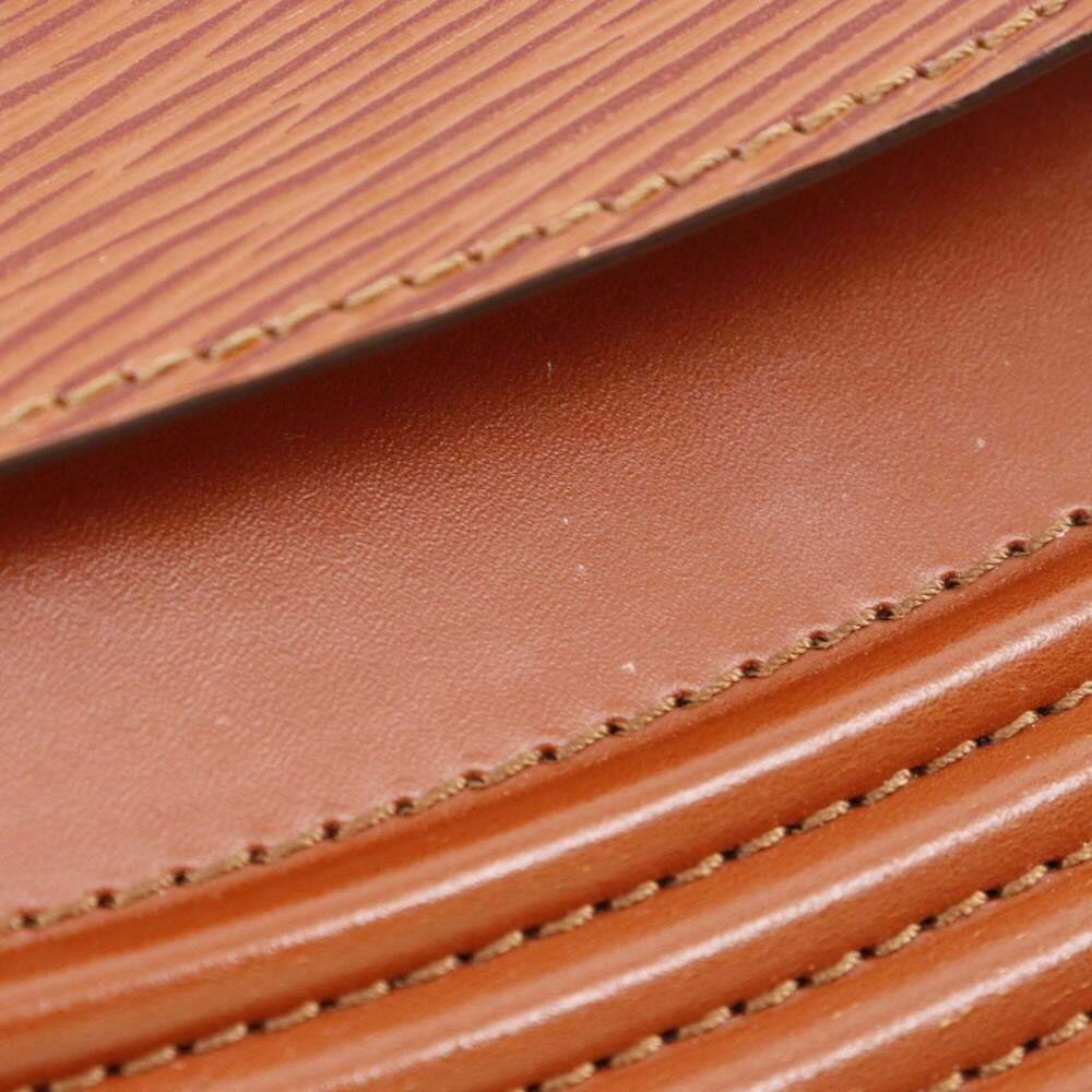 LOUIS VUITTON Authentic Brown Leather Shoulder Bag - Picture 7 of 13